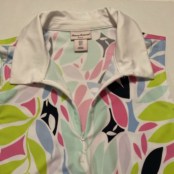 Tommy Bahama Women’s Golf Polo Shirt Floral Print Multicolor - Picture 5 of 7